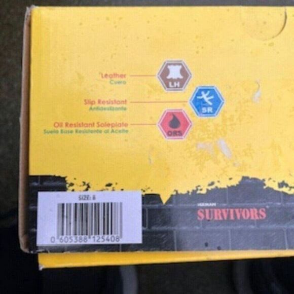 Women's Size: 8 . Leather Soft Toe Shoes . Oil & Slip Resistant . Work & Safety - Picture 10 of 11